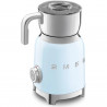 Aparat pentru spumarea laptelui Smeg MFF11PBEU, 500 W, 600 ml, 8 programe, cană detașabilă, oprire automată, albastru pastel