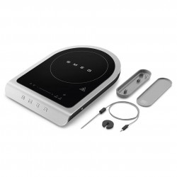 Plită cu inducție portabilă Smeg PIC01BLMEU, 2100 W, sticlă ceramică, negru mat