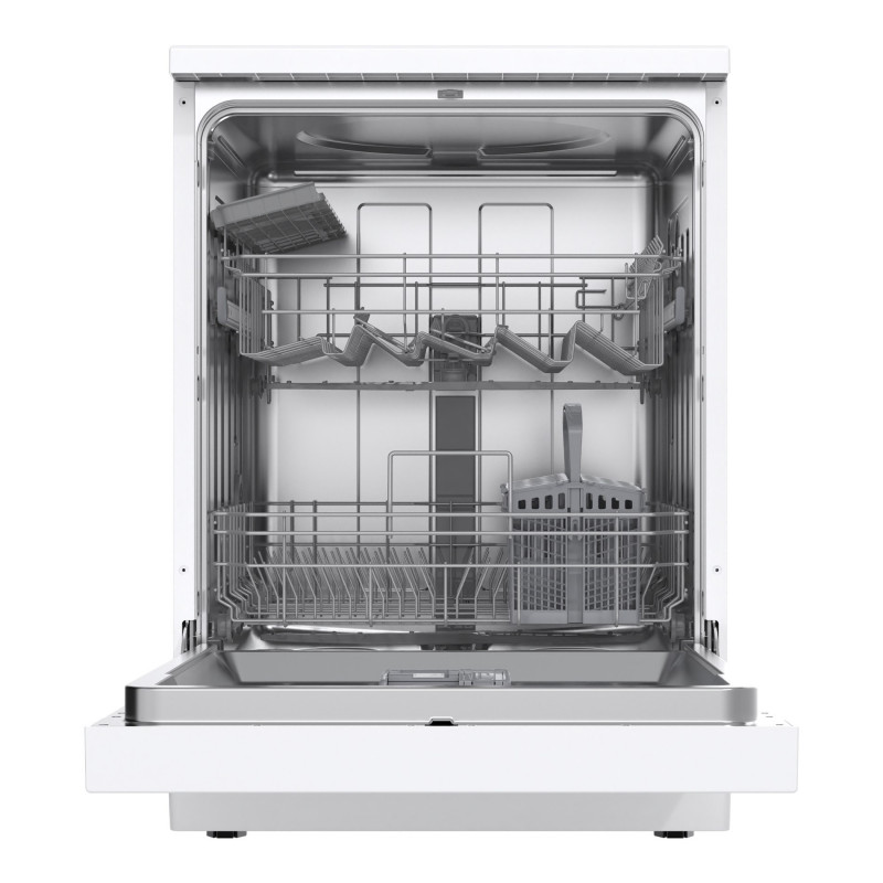 Mașină de spălat vase Tesla WD632M, 12 seturi, 4 programe, program de 90 de minute, încărcare parțială, 60 cm, alb