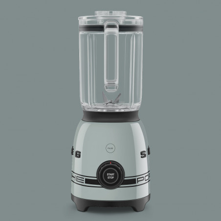 Blender Smeg Porsche BLF03PSGEU, 800 W, 1,5 l, 18 000 rpm, 4 programe, 4 viteze + Impuls, Otel inoxidabil, Verde