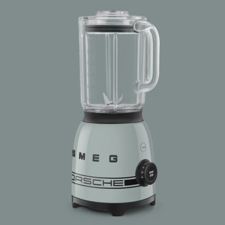 Blender Smeg Porsche BLF03PSGEU, 800 W, 1,5 l, 18 000 rpm, 4 programe, 4 viteze + Impuls, Otel inoxidabil, Verde