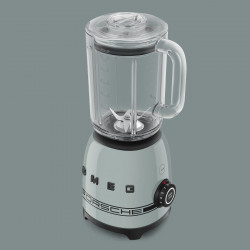 Blender Smeg Porsche BLF03PSGEU, 800 W, 1,5 l, 18 000 rpm, 4 programe, 4 viteze + Impuls, Otel inoxidabil, Verde