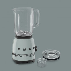 Blender Smeg Porsche BLF03PSGEU, 800 W, 1,5 l, 18 000 rpm, 4 programe, 4 viteze + Impuls, Otel inoxidabil, Verde