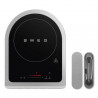 Plită cu inducție portabilă Smeg PIC01WHMEU, 2100 W, sticlă ceramică, alb mat