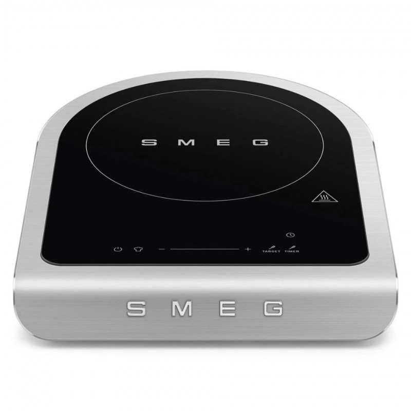 Plită cu inducție portabilă Smeg PIC01EGMEU, 2100 W, sticlă ceramică, verde smarald