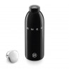 Sticlă termică SMEG Clima 50's Style WBF01BL, 500 ml, închidere ermetică, cu pereți dubli, oțel inoxidabil 18/8, negru