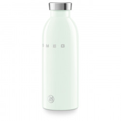 Sticlă termică SMEG Clima 50's Style WBF01PG, 500 ml, închidere ermetică, cu pereți dubli, oțel inoxidabil 18/8, verde