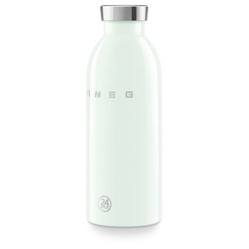 Sticlă termică SMEG Clima 50's Style WBF01PG, 500 ml, închidere ermetică, cu pereți dubli, oțel inoxidabil 18/8, verde