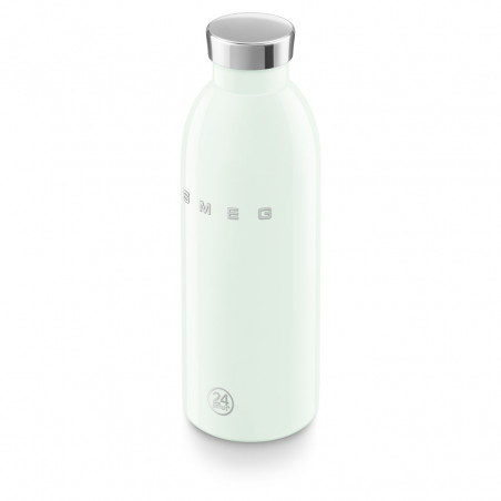 Sticlă termică SMEG Clima 50's Style WBF01PG, 500 ml, închidere ermetică, cu pereți dubli, oțel inoxidabil 18/8, verde