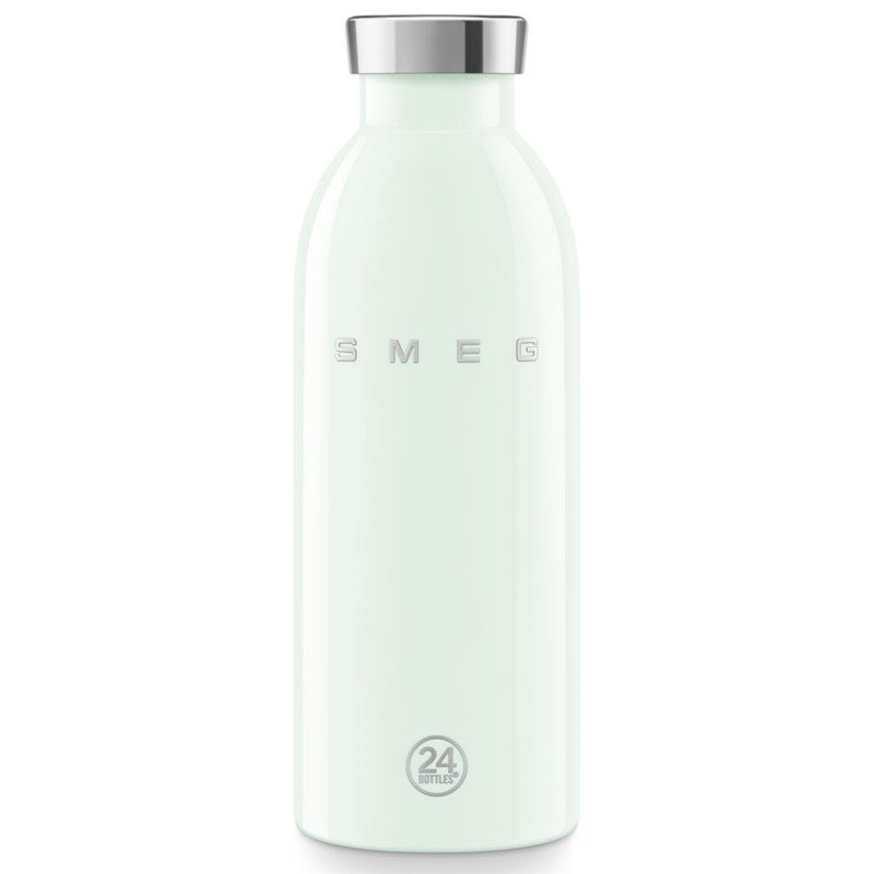 Sticlă termică SMEG Clima 50's Style WBF01PG, 500 ml, închidere ermetică, cu pereți dubli, oțel inoxidabil 18/8, verde