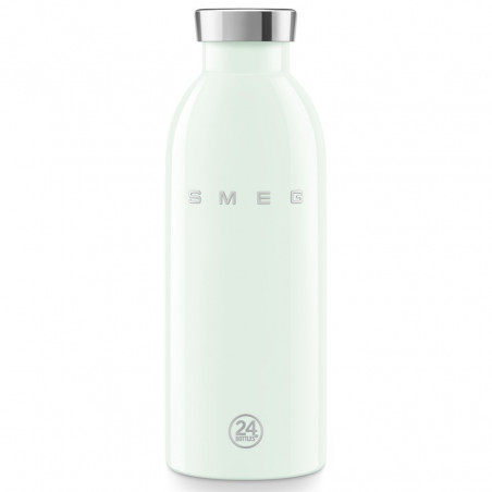 Sticlă termică SMEG Clima 50's Style WBF01PG, 500 ml, închidere ermetică, cu pereți dubli, oțel inoxidabil 18/8, verde