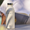 Sticlă termică SMEG Clima 50's Style WBF01CR, 500 ml, închidere ermetică, cu pereți dubli, oțel inoxidabil 18/8, crem