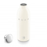 Sticlă termică SMEG Clima 50's Style WBF01CR, 500 ml, închidere ermetică, cu pereți dubli, oțel inoxidabil 18/8, crem