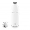 Sticlă termică SMEG Clima 50's Style WBF01WH, 500 ml, închidere ermetică, cu pereți dubli, oțel inoxidabil 18/8, alb