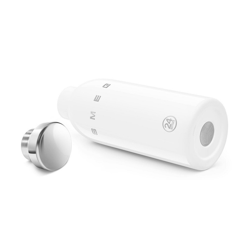 Sticlă termică SMEG Clima 50's Style WBF01WH, 500 ml, închidere ermetică, cu pereți dubli, oțel inoxidabil 18/8, alb