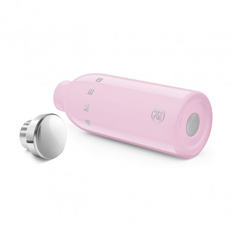 Sticlă termică SMEG Clima 50's Style WBF01PK, 500 ml, închidere ermetică, cu pereți dubli, oțel inoxidabil 18/8, roz