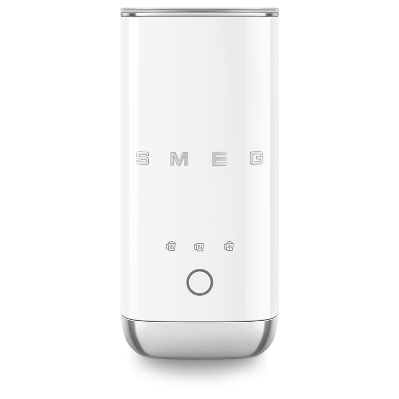 Aparat pentru spumarea laptelui Smeg MFF02CREU în stilul anilor '50, 500 W, 60 ml, alb