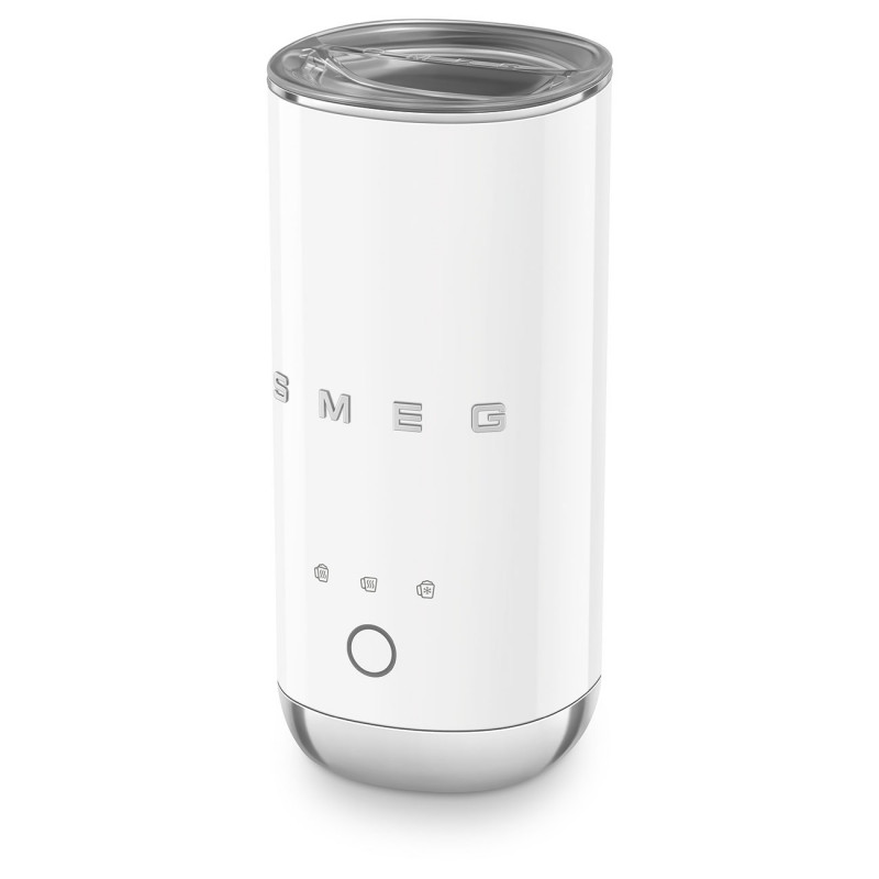 Aparat pentru spumarea laptelui Smeg MFF02CREU în stilul anilor '50, 500 W, 60 ml, alb