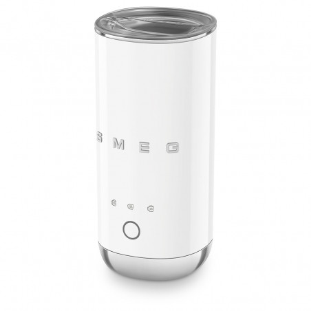 Aparat pentru spumarea laptelui Smeg MFF02CREU în stilul anilor '50, 500 W, 60 ml, alb