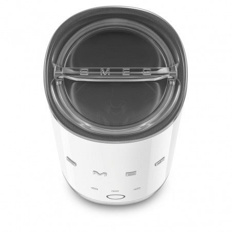 Aparat pentru spumarea laptelui Smeg MFF02CREU în stilul anilor '50, 500 W, 60 ml, alb