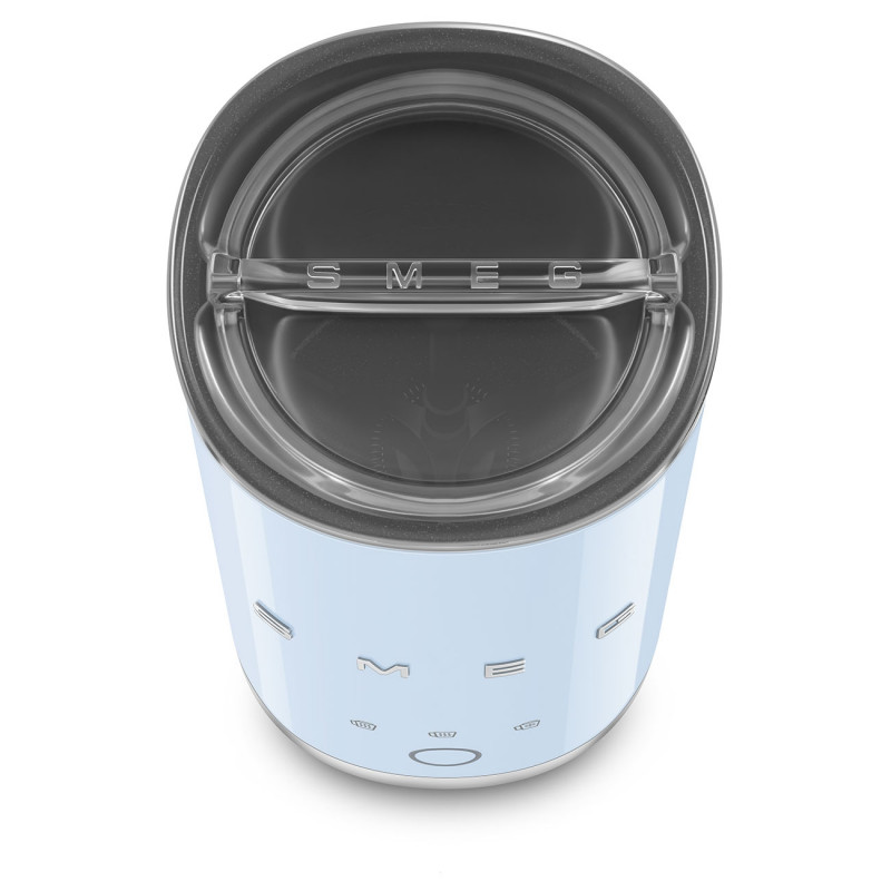 Aparat pentru spumarea laptelui Smeg MFF02PBEU 50's Style, 500 W, 60 ml, albastru pastel