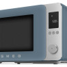 Cuptor cu microunde combinat cu aer cald SMEG Collezione MOC02SBMEU, 900 W, 27 l, 25 de programe, închidere lentă, setări personalizate, albastru