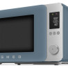Cuptor cu microunde combinat cu aer cald SMEG Collezione MOC02SBMEU, 900 W, 27 l, 25 de programe, închidere lentă, setări personalizate, albastru