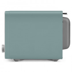 Cuptor cu microunde combinat cu aer cald SMEG Collezione MOC02EGMEU, 900 W, 27 l, 25 de programe, închidere lină, setări personalizate, verde