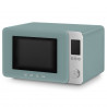Cuptor cu microunde combinat cu aer cald SMEG Collezione MOC02EGMEU, 900 W, 27 l, 25 de programe, închidere lină, setări personalizate, verde