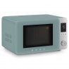 Cuptor cu microunde combinat cu aer cald SMEG Collezione MOC02EGMEU, 900 W, 27 l, 25 de programe, închidere lină, setări personalizate, verde