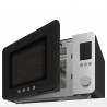 Cuptor cu microunde combinat cu aer cald SMEG Collezione MOC02BLMEU, 900 W, 27 l, 25 de programe, închidere lină, setări personalizate, negru mat