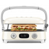 Grătar multifuncțional SMEG 50's Style MGF01CREU, 2100 W, 60-230 °C, 3 programe, acoperire ceramică, tavă de scurgere, semnal sonor, cronometru, culoare crem