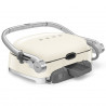Grătar multifuncțional SMEG 50's Style MGF01CREU, 2100 W, 60-230 °C, 3 programe, acoperire ceramică, tavă de scurgere, semnal sonor, cronometru, culoare crem