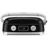 Grătar electric Smeg MGF01BLEU, 2000 W, 60–230 °C, afișaj LCD, 4 accesorii detașabile, cronometru de 60 minute, negru