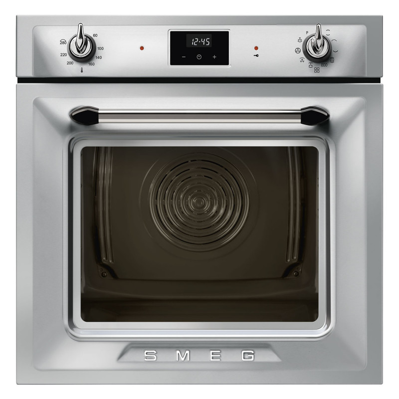 Cuptor incorporabil Smeg SOP6900TX, 3000 W, 68 l, Clasa A, 9 functii si 5 niveluri de gatit, Autocuratare, Timer, 30-280°C, Otel inoxidabil