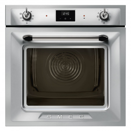 Cuptor incorporabil Smeg SOP6900TX, 3000 W, 68 l, Clasa A, 9 functii si 5 niveluri de gatit, Autocuratare, Timer, 30-280°C, Otel inoxidabil