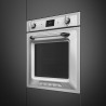 Cuptor incorporabil Smeg SOP6900TX, 3000 W, 68 l, Clasa A, 9 functii si 5 niveluri de gatit, Autocuratare, Timer, 30-280°C, Otel inoxidabil