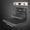 Cuptor incorporabil Smeg SOP6900TP, 3000 W, 68 l, Clasa A, 9 functii si 5 niveluri de gatit, Autocuratare, Timer, 30–280°C, Crem