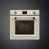 Cuptor incorporabil Smeg SOP6900TP, 3000 W, 68 l, Clasa A, 9 functii si 5 niveluri de gatit, Autocuratare, Timer, 30–280°C, Crem