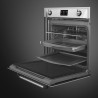 Cuptor incorporabil Smeg SOP6902S2PX, 3000 W, 68 l, Clasa A++, 12 functii si 5 niveluri de gatit, Gatit cu abur combinat, Autocuratare, Timer, 30-280°C, Otel inoxidabil