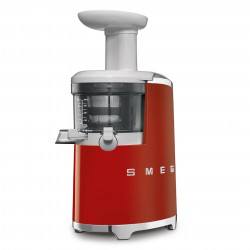 Storcător de fructe Smeg SJF01RDEU, 150 W, 500 ml, rotație inversă, recipient pentru resturi de 1,6 l, roșu