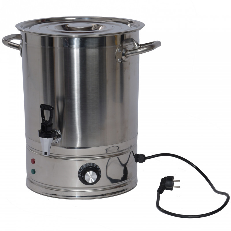 Cazan electric pentru sterilizarea borcanelor Rosberg R51211F30, 1800 W, 30 l, termoregulator încorporat, 30-120 °C, oțel inoxidabil