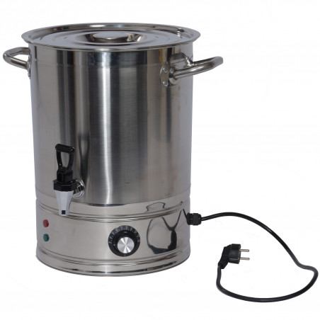 Cazan electric pentru sterilizarea borcanelor Rosberg R51211F30, 1800 W, 30 l, termoregulator încorporat, 30-120 °C, oțel inoxidabil