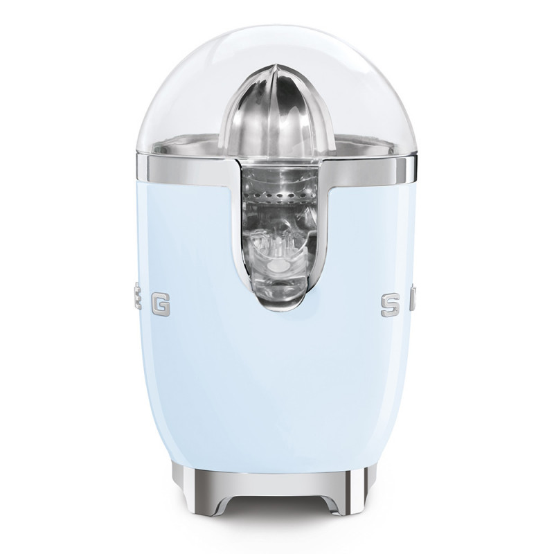 Storcător electric de citrice Smeg CJF11PBEU, 70 W, sistem anti-picurare, bază antiderapantă, albastru pastel