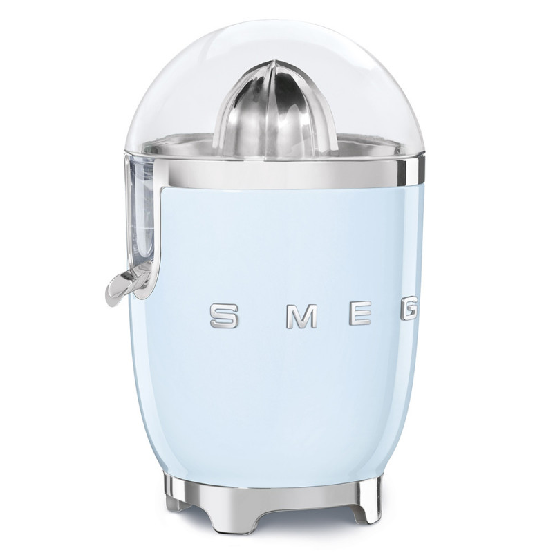 Storcător electric de citrice Smeg CJF11PBEU, 70 W, sistem anti-picurare, bază antiderapantă, albastru pastel