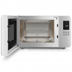 Cuptor cu microunde cu gratar 4in1 SMEG Collezione MOC01WHMEU, 1900 W, 29 l, 18 programe, Inchidere lina, Semnal sonor, Ecran LCD, Alb mat