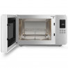 Cuptor cu microunde cu gratar 4in1 SMEG Collezione MOC01WHMEU, 1900 W, 29 l, 18 programe, Inchidere lina, Semnal sonor, Ecran LCD, Alb mat