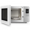 Cuptor cu microunde cu gratar 4in1 SMEG Collezione MOC01WHMEU, 1900 W, 29 l, 18 programe, Inchidere lina, Semnal sonor, Ecran LCD, Alb mat