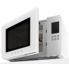 Cuptor cu microunde cu gratar 4in1 SMEG Collezione MOC01WHMEU, 1900 W, 29 l, 18 programe, Inchidere lina, Semnal sonor, Ecran LCD, Alb mat