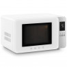 Cuptor cu microunde cu gratar 4in1 SMEG Collezione MOC01WHMEU, 1900 W, 29 l, 18 programe, Inchidere lina, Semnal sonor, Ecran LCD, Alb mat